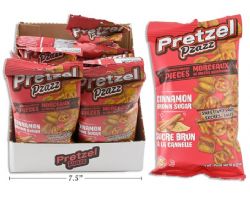 PZAZZ - PRETZEL SUCRE BRUN À LA CANNELLE 56G